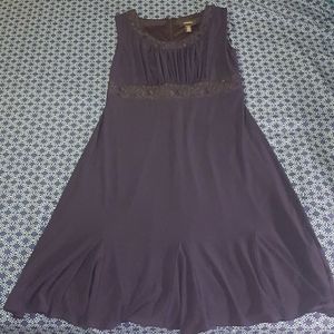 Navy Blue Dress with small sequins